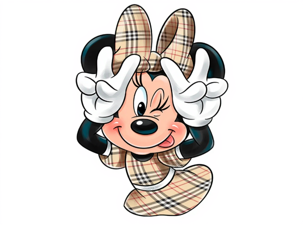 PEACE MINNIE ADULT (CREWNECK)