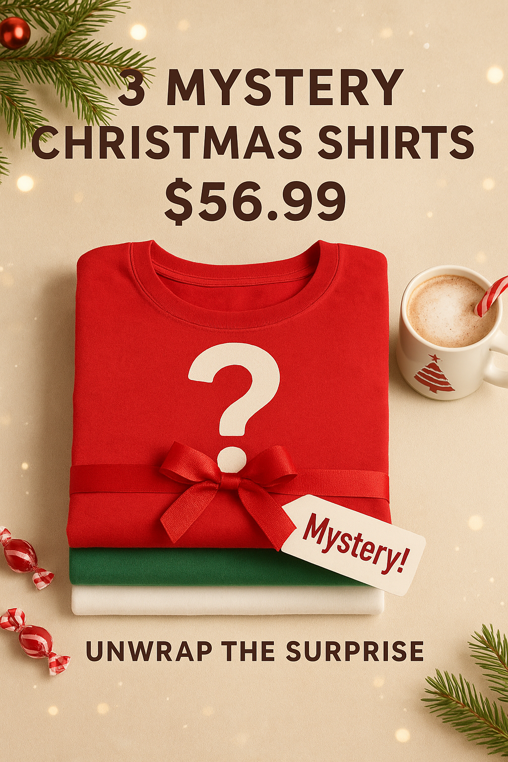 MYSTERY CHRISTMAS SHIRTS BUNDLE