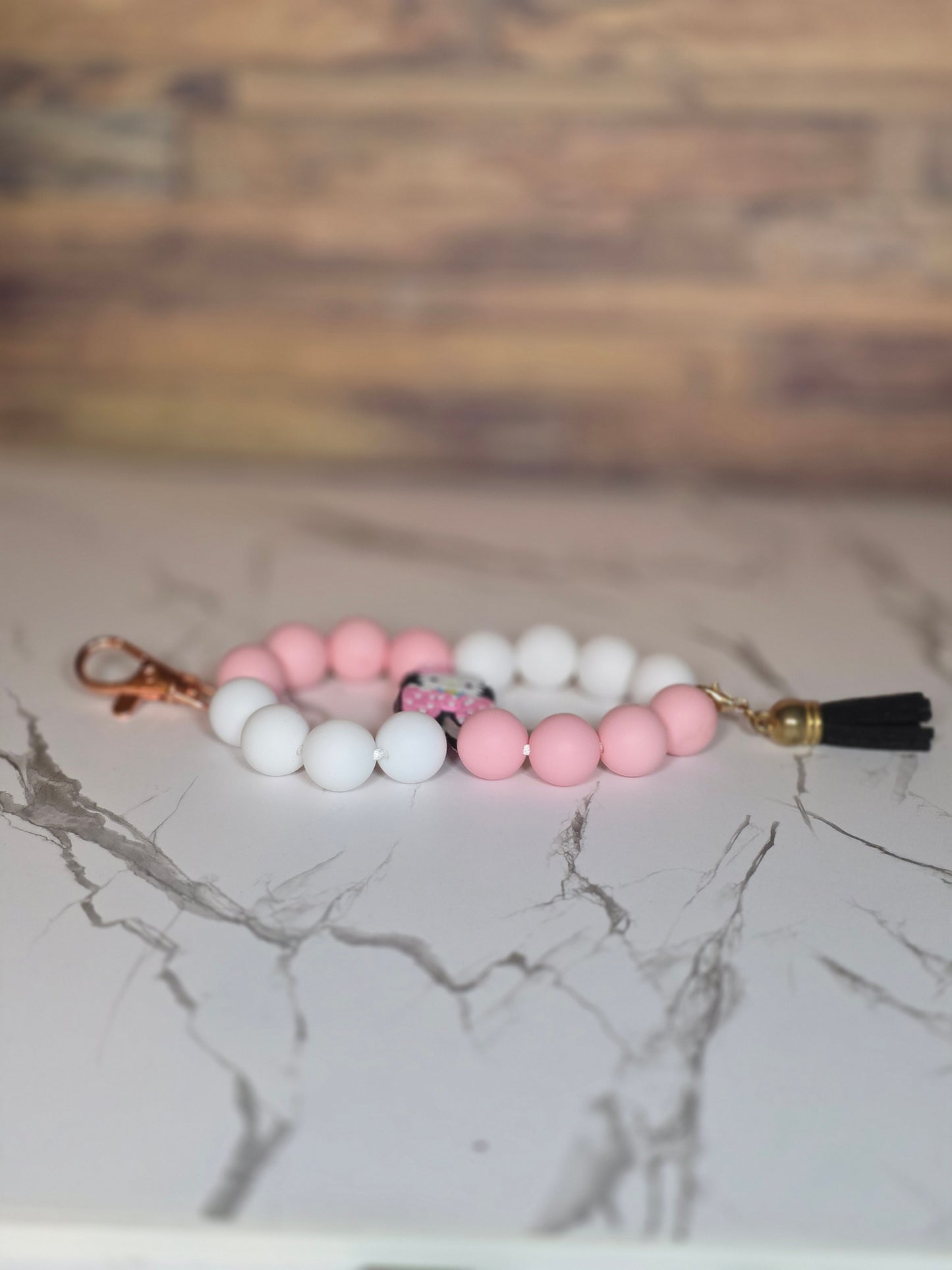 SILICONE  INFINITY KEYCHAIN W/HK FOCAL