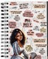 UV DTF Notebook Journal Decal w/ pen( My Daily Affirmations)