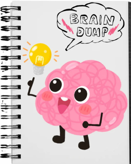 UV DTF NOTEBOOK JOURNAL DECAL (KIDS) (BRAIN DUMP)