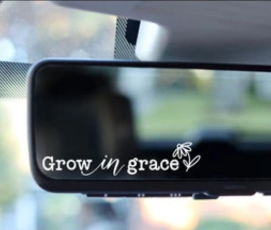 UV DTF MIRROR DECAL ( GROW IN GRACE)