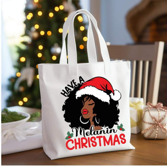 Have a Melanin Christmas(Totebag)