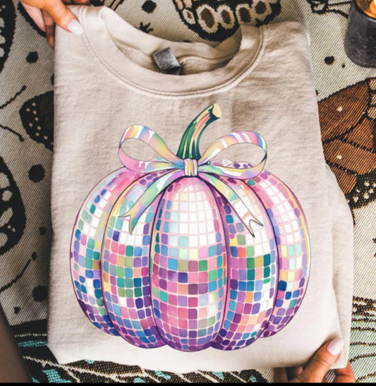 IRREDESCENT DISCO BALL GLITTER(PUMPKIN)
