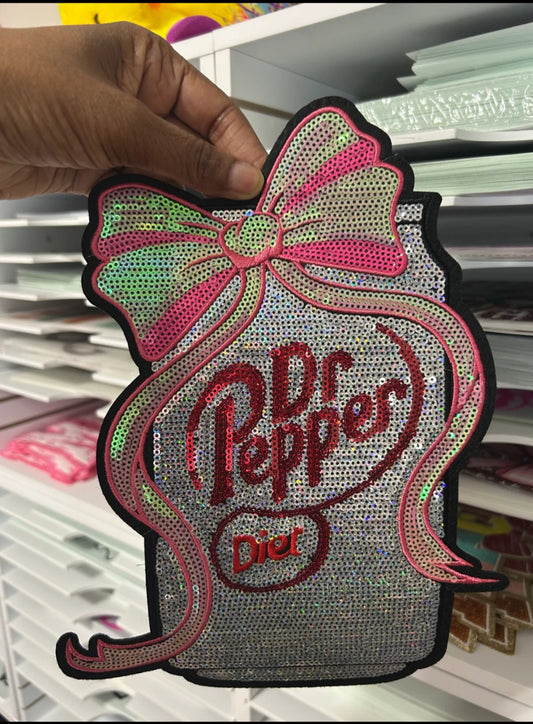CHENILLE  DIET DR. PEPPER PATCH ADULT (CREWNECK)